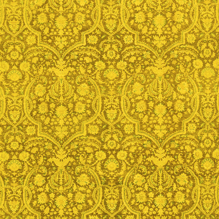 Abstract Yellow Modern Rug, abs2588yw