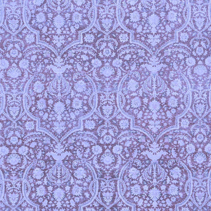 Machine Washable Abstract Blue Modern Rug, wshabs2588blu