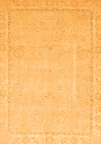 Abstract Orange Modern Rug, abs2589org