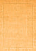 Abstract Orange Modern Rug, abs2589org