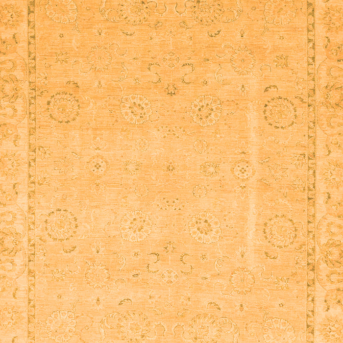 Abstract Orange Modern Rug, abs2589org