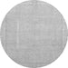 Round Machine Washable Abstract Gray Modern Rug, wshabs2589gry