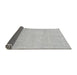 Sideview of Abstract Gray Modern Rug, abs2589gry