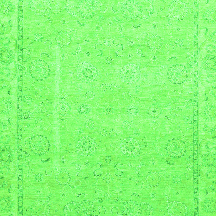 Machine Washable Abstract Green Modern Area Rugs, wshabs2589grn