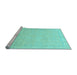 Sideview of Machine Washable Abstract Light Blue Modern Rug, wshabs2589lblu