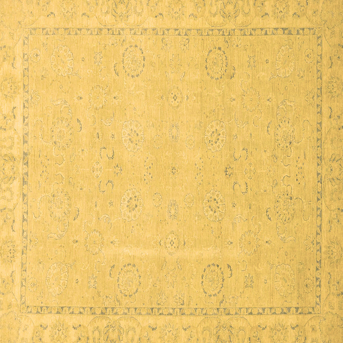 Square Abstract Brown Modern Rug, abs2589brn