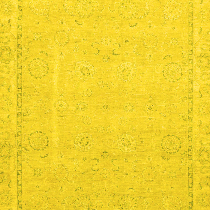 Abstract Yellow Modern Rug, abs2589yw