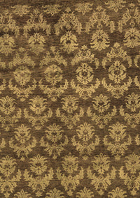 Abstract Brown Modern Rug, abs258brn