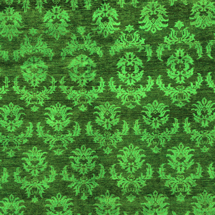 Abstract Green Modern Rug, abs258grn
