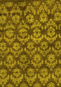 Abstract Yellow Modern Rug, abs258yw