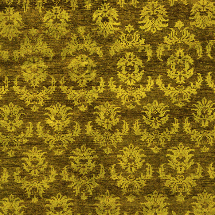 Abstract Yellow Modern Rug, abs258yw