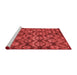 Modern Red Washable Rugs