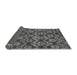 Sideview of Abstract Gray Modern Rug, abs258gry