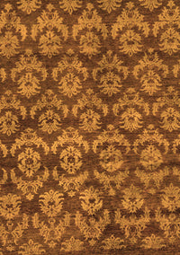 Abstract Orange Modern Rug, abs258org