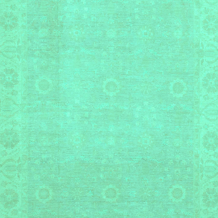 Machine Washable Abstract Turquoise Modern Area Rugs, wshabs2590turq