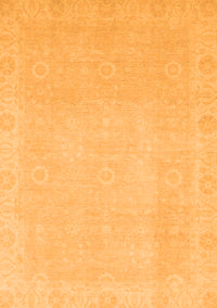 Abstract Orange Modern Rug, abs2590org