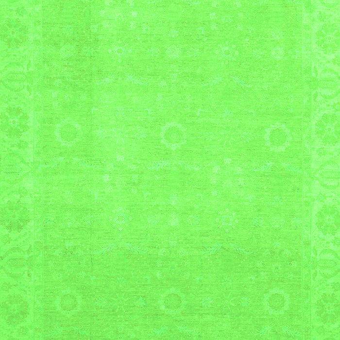 Machine Washable Abstract Green Modern Area Rugs, wshabs2590grn