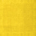 Square Abstract Yellow Modern Rug, abs2590yw