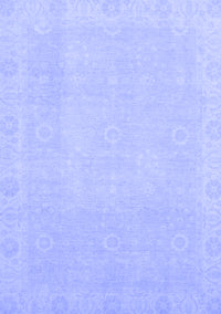 Abstract Blue Modern Rug, abs2590blu