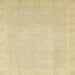 Square Abstract Brown Gold Modern Rug, abs2590