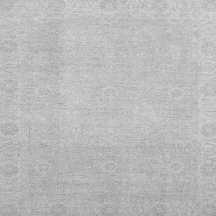 Square Abstract Gray Modern Rug, abs2590gry