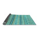 Sideview of Abstract Light Blue Modern Rug, abs2591lblu