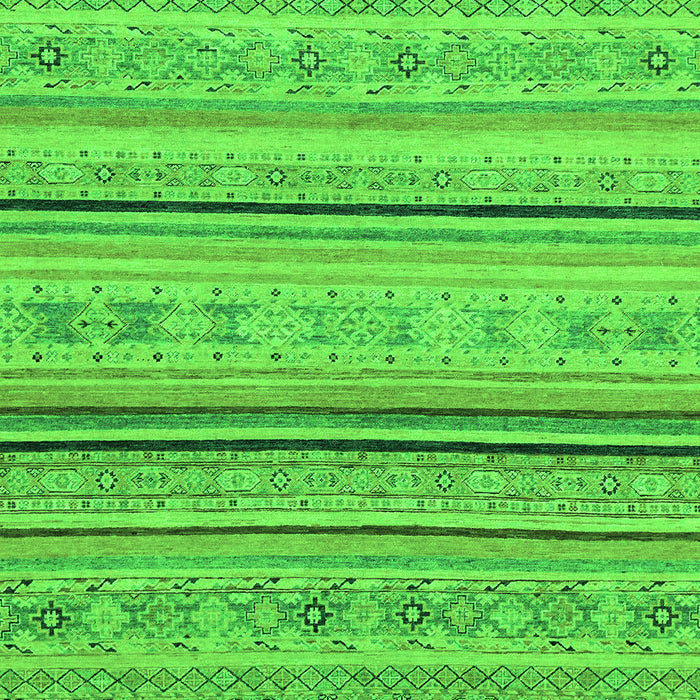 Machine Washable Abstract Green Modern Area Rugs, wshabs2591grn