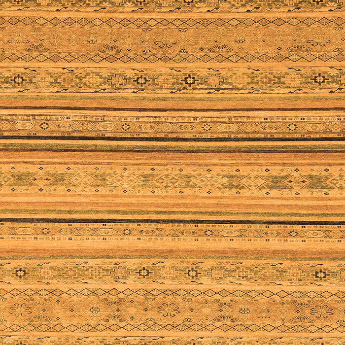 Square Machine Washable Abstract Orange Modern Area Rugs, wshabs2591org