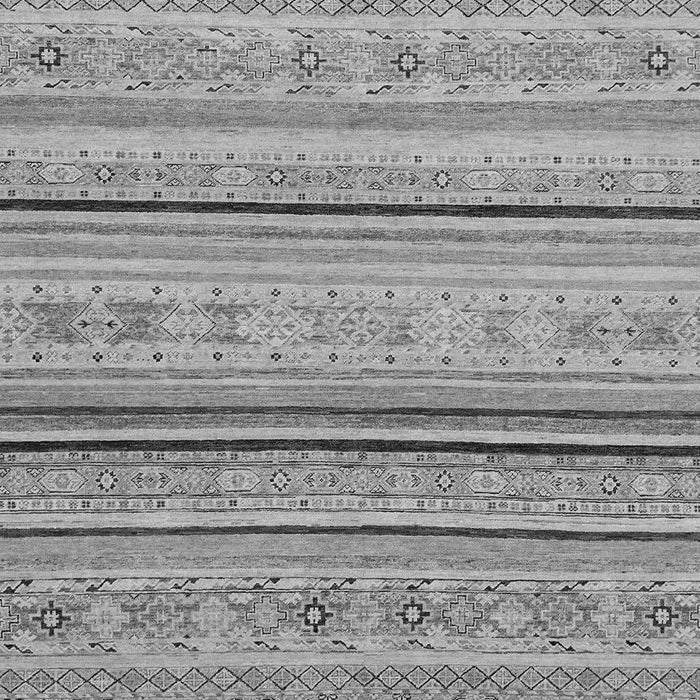 Machine Washable Abstract Gray Modern Rug, wshabs2591gry