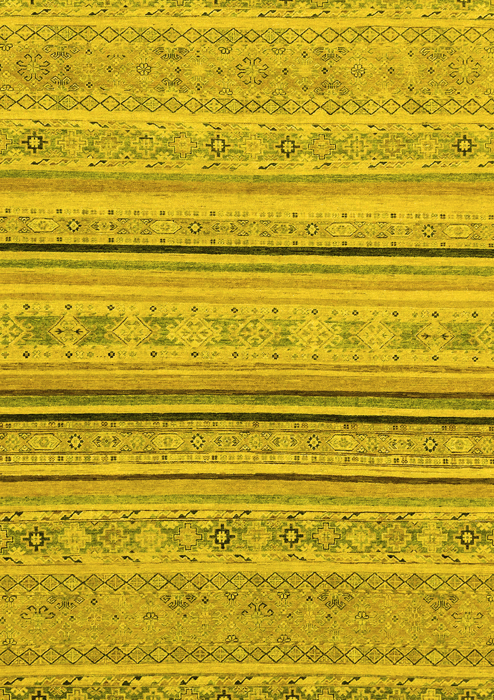 Abstract Yellow Modern Rug, abs2591yw - Ahgly Company