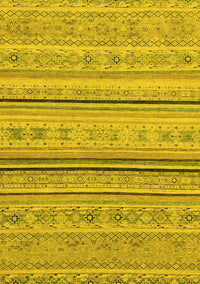 Abstract Yellow Modern Rug, abs2591yw