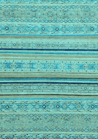 Abstract Light Blue Modern Rug, abs2591lblu