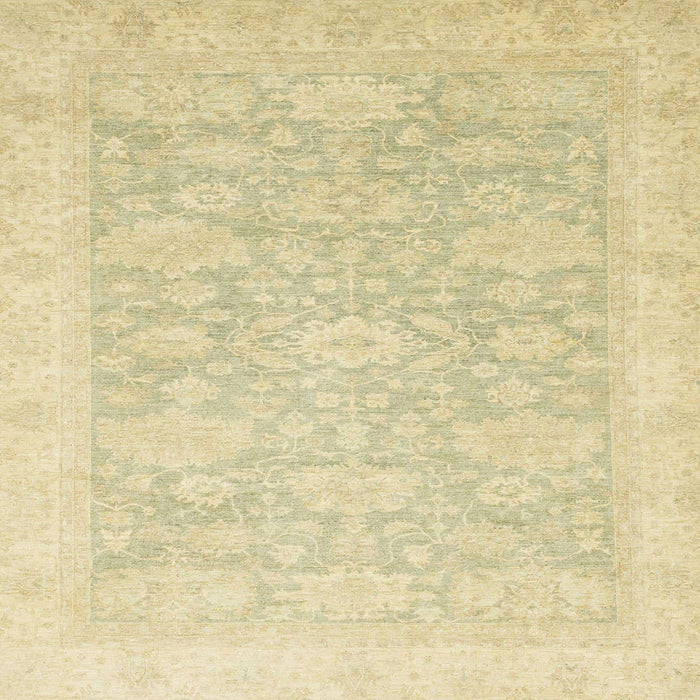 Square Machine Washable Abstract Brown Gold Rug, wshabs2592