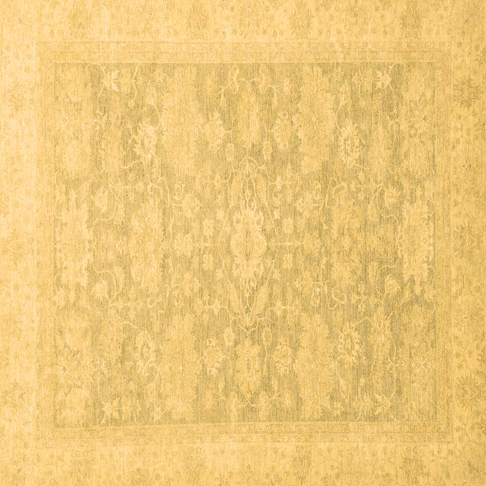 Square Oriental Brown Traditional Rug, abs2592brn