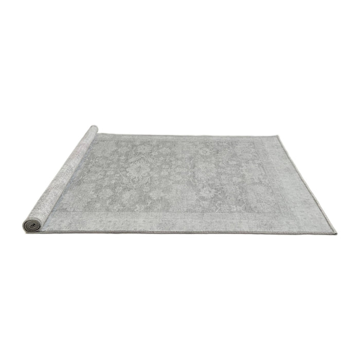 Sideview of Machine Washable Oriental Gray Traditional Rug, wshabs2592gry