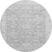 Round Oriental Gray Traditional Rug, abs2592gry