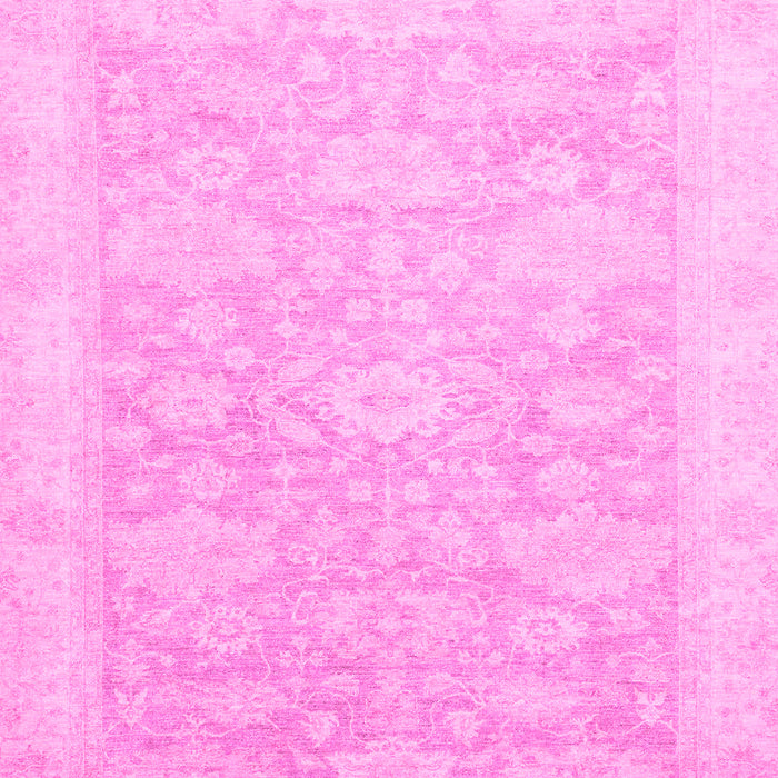 Machine Washable Oriental Pink Traditional Rug, wshabs2592pnk