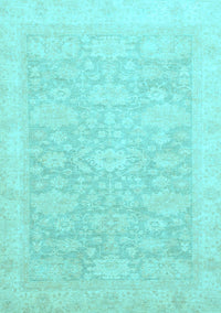 Oriental Light Blue Traditional Rug, abs2592lblu