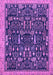 Machine Washable Abstract Purple Modern Area Rugs, wshabs2593pur