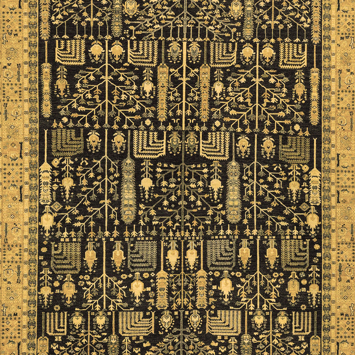 Abstract Brown Modern Rug, abs2593brn