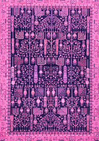 Abstract Pink Modern Rug, abs2593pnk