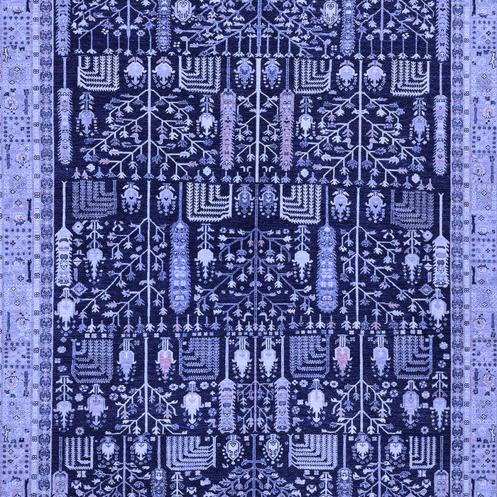 Abstract Blue Modern Rug, abs2593blu