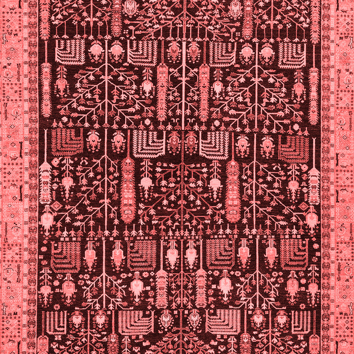 Abstract Red Modern Area Rugs