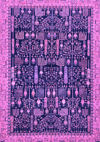 Abstract Purple Modern Rug, abs2593pur