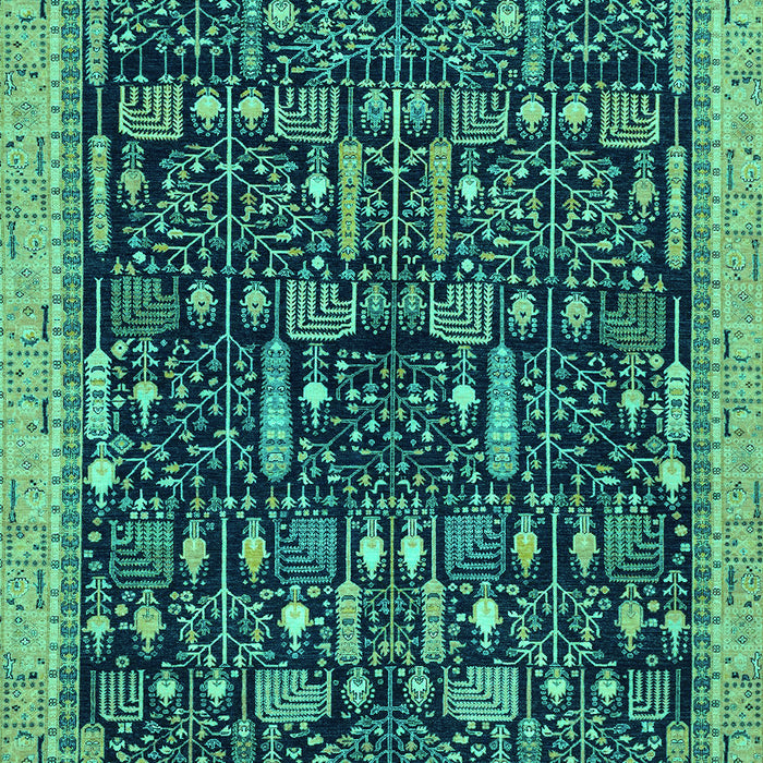 Abstract Turquoise Modern Rug, abs2593turq