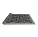 Sideview of Abstract Gray Modern Rug, abs2593gry