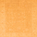 Square Abstract Orange Modern Rug, abs2594org