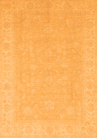 Abstract Orange Modern Rug, abs2594org