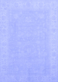 Abstract Blue Modern Rug, abs2594blu