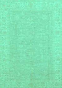 Abstract Turquoise Modern Rug, abs2594turq